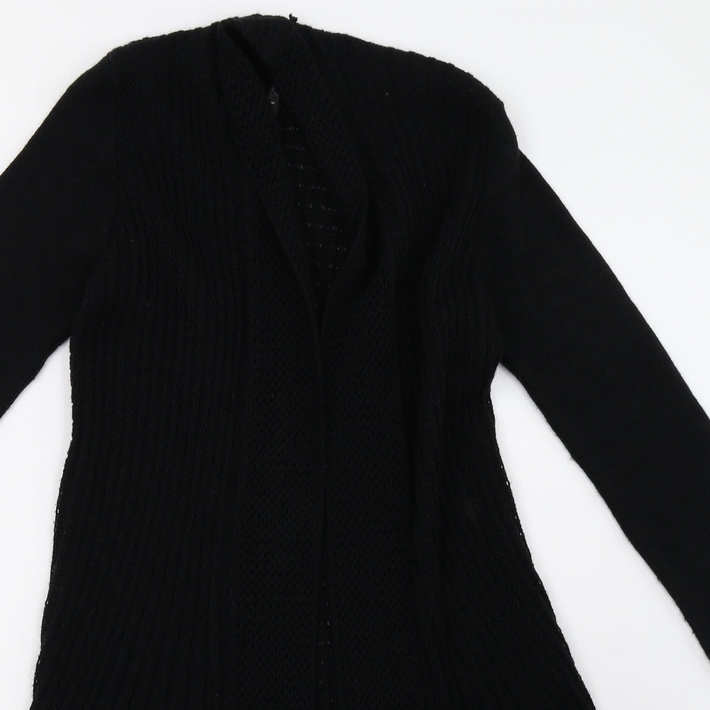 quix Womens Black  Knit Cardigan Jumper Size M