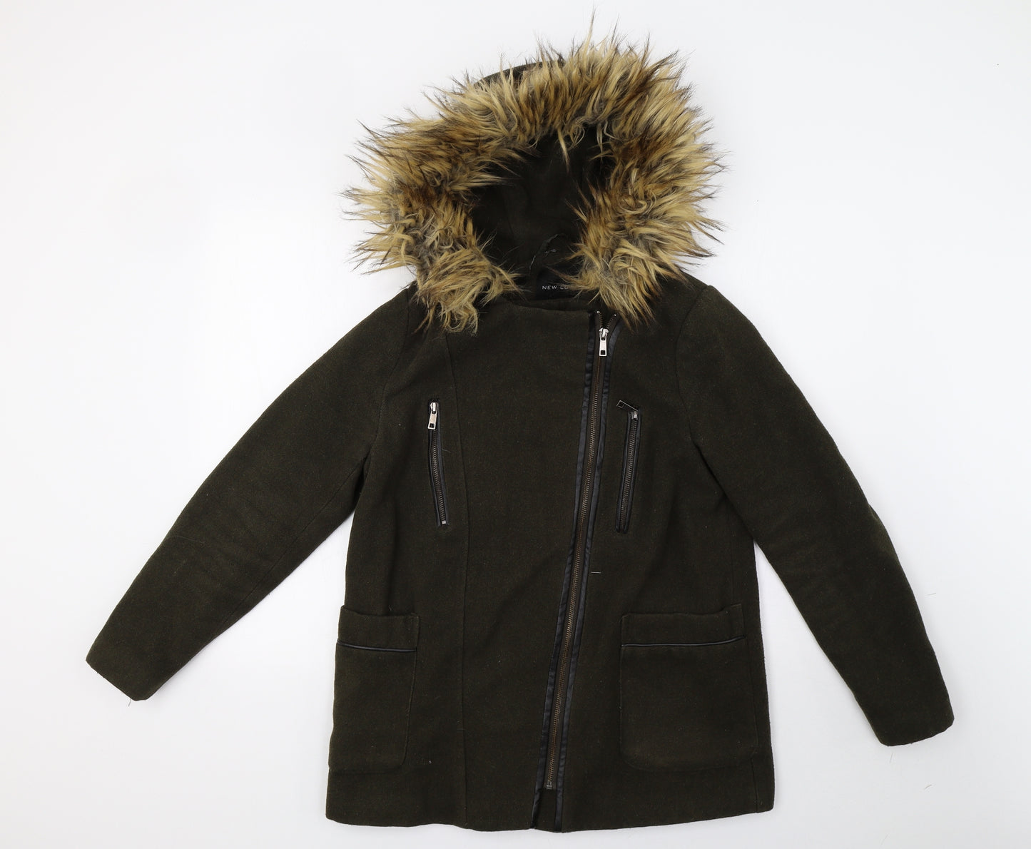 New Look Womens Green   Jacket Coat Size 12