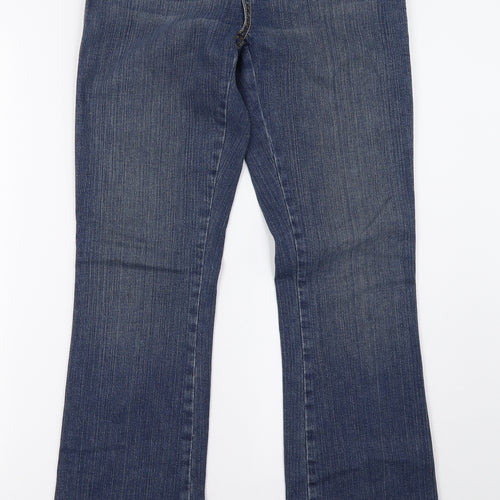 River Island Womens Blue  Denim Straight Jeans Size 10 L32 in