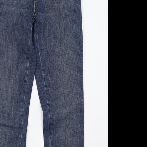 River Island Womens Blue  Denim Straight Jeans Size 10 L32 in
