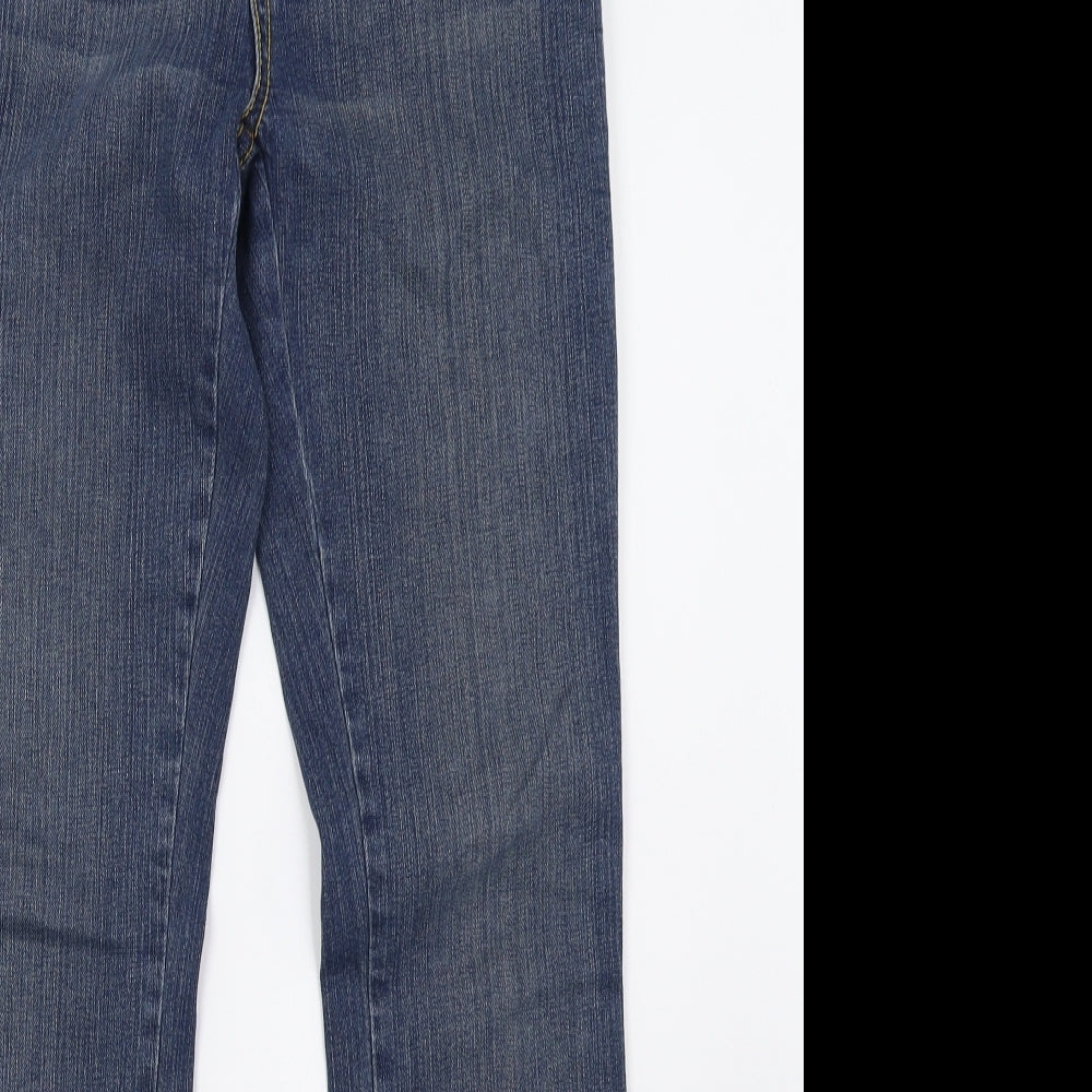 River Island Womens Blue  Denim Straight Jeans Size 10 L32 in