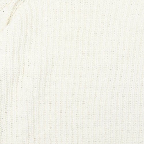 Marks and Spencer Womens White  Knit Pullover Sweatshirt Size L