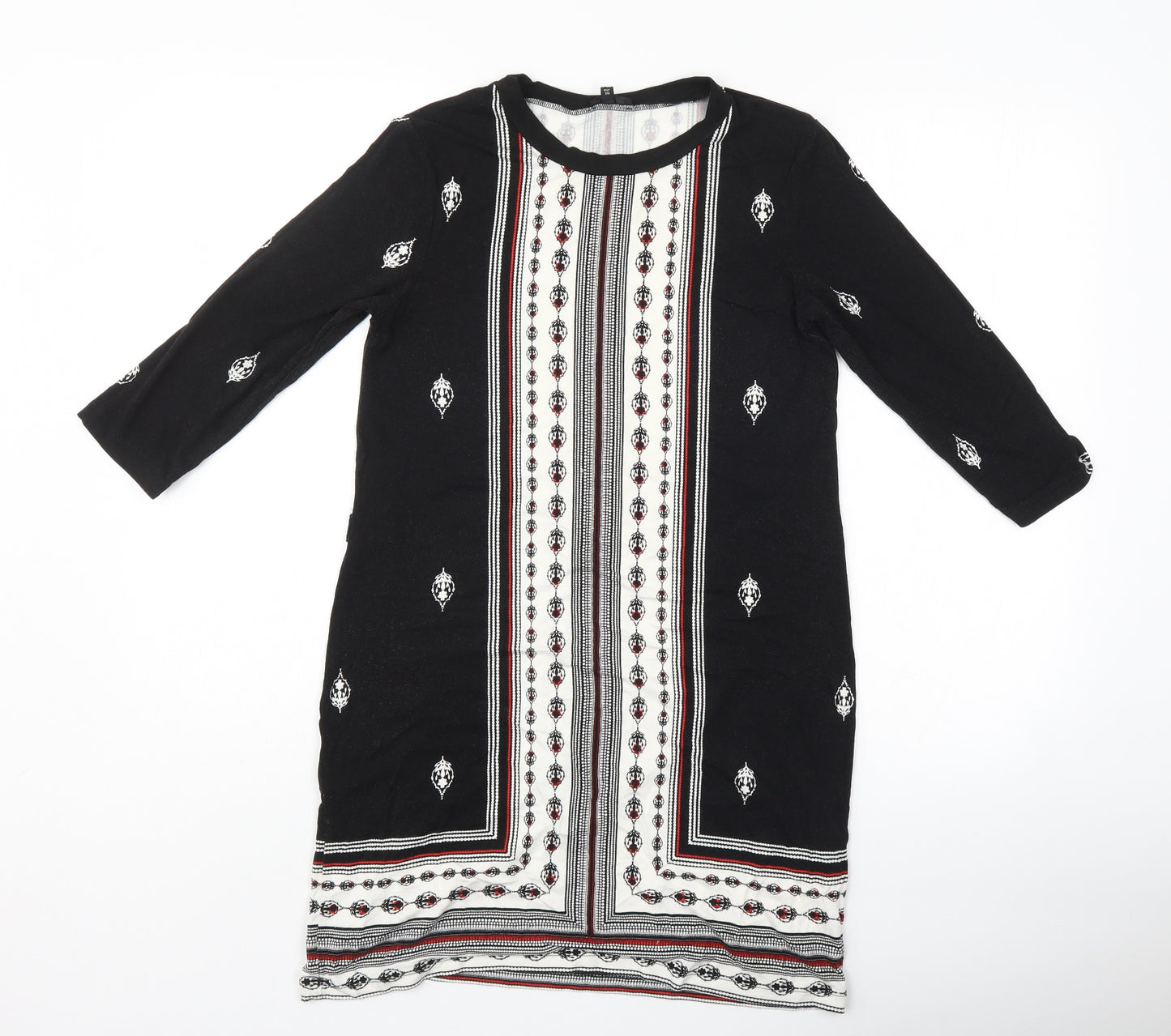 River Island Womens Multicoloured Argyle/Diamond  Shift  Size 10