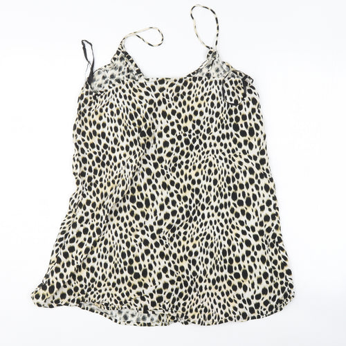 Motel Womens Multicoloured Animal Print  Basic Tank Size XS