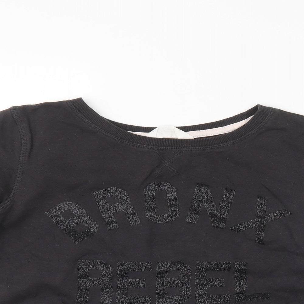 H&M Girls Grey   Pullover Sweatshirt Size 11-12 Years