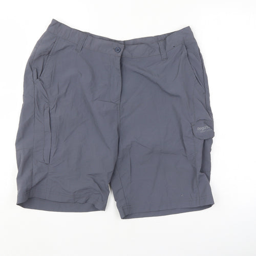 Regatta Womens Grey   Cargo Shorts Size 16