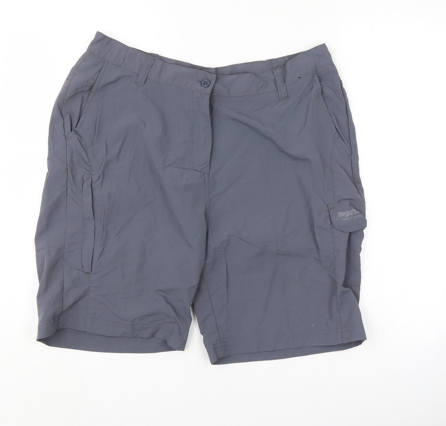 Regatta Womens Grey   Cargo Shorts Size 16