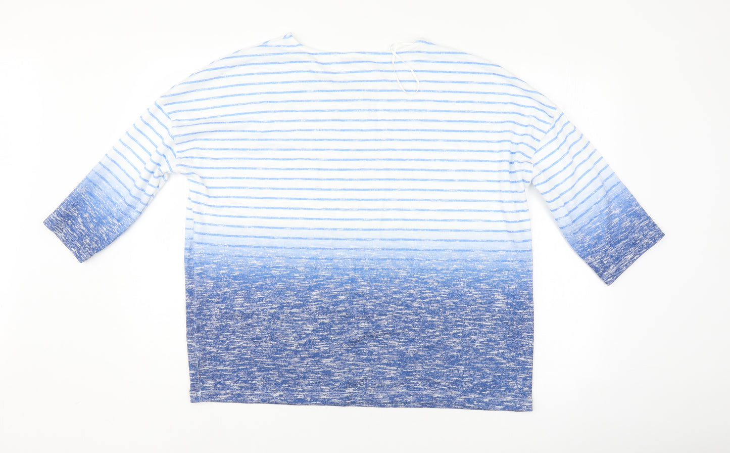 TU Womens Blue Striped  Pullover Jumper Size 18