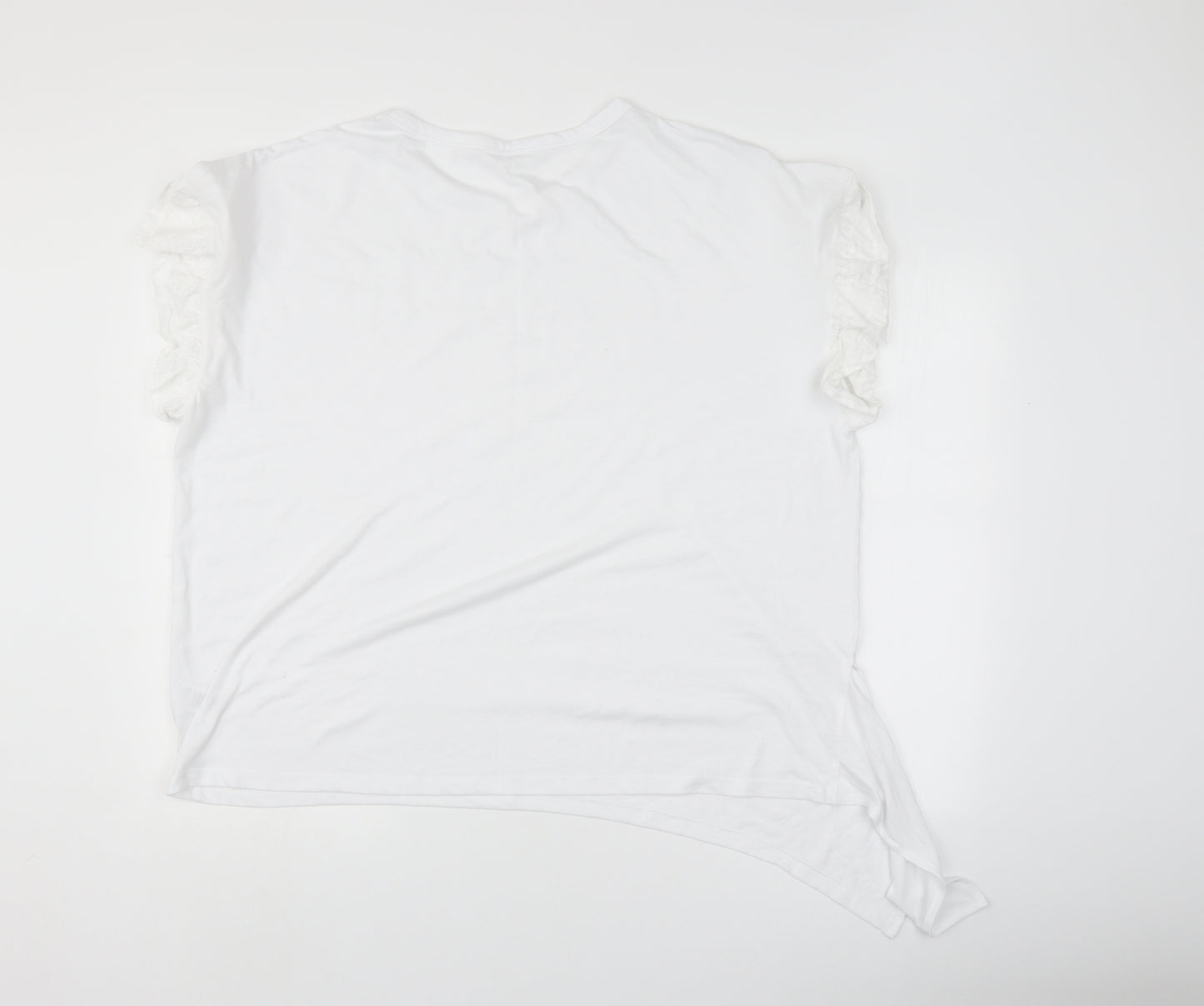 Pep & co Womens White   Basic T-Shirt Size 20