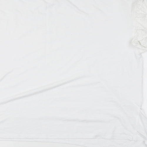 Pep & co Womens White   Basic T-Shirt Size 20