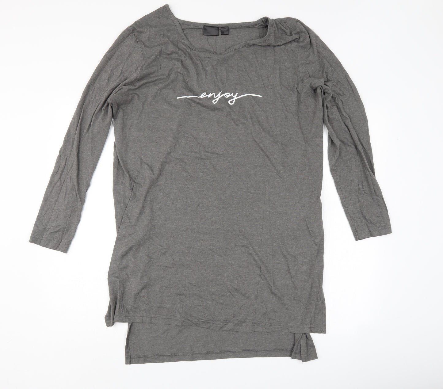 Rainbow Womens Grey   Basic T-Shirt Size L