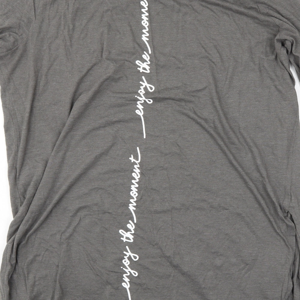 Rainbow Womens Grey   Basic T-Shirt Size L