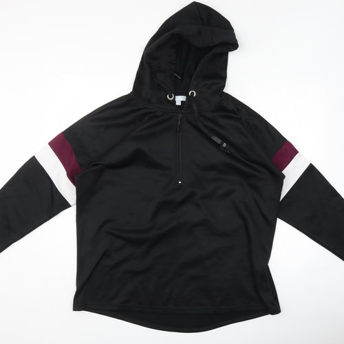 Capsule leisure Womens Black   Pullover Hoodie Size 18