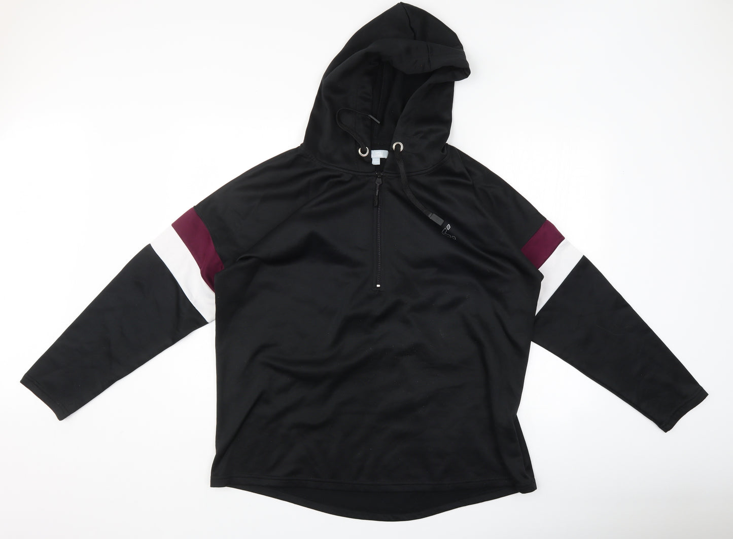 Capsule leisure Womens Black   Pullover Hoodie Size 18