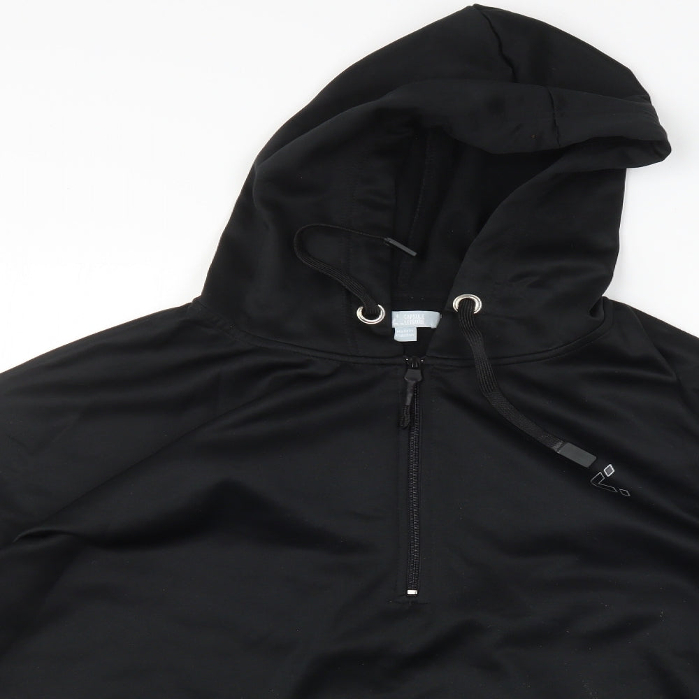 Capsule leisure Womens Black   Pullover Hoodie Size 18