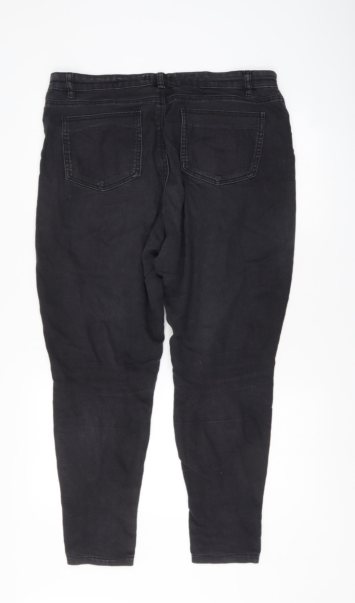 Simply Be Womens Black   Skinny Jeans Size 16 L28.5 in