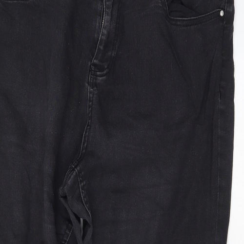Simply Be Womens Black   Skinny Jeans Size 16 L28.5 in