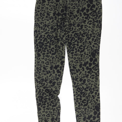 George Womens Multicoloured Animal Print  Jegging Leggings Size 10 L29 in