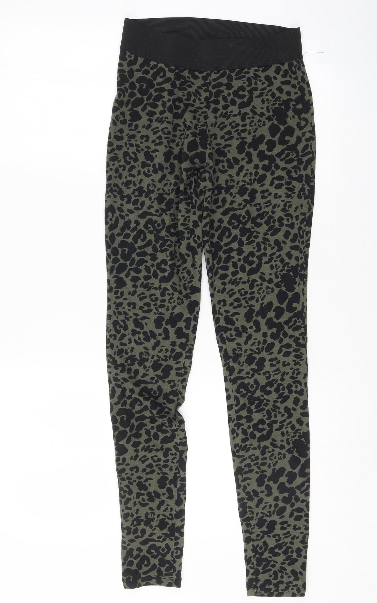 George Womens Multicoloured Animal Print  Jegging Leggings Size 10 L29 in