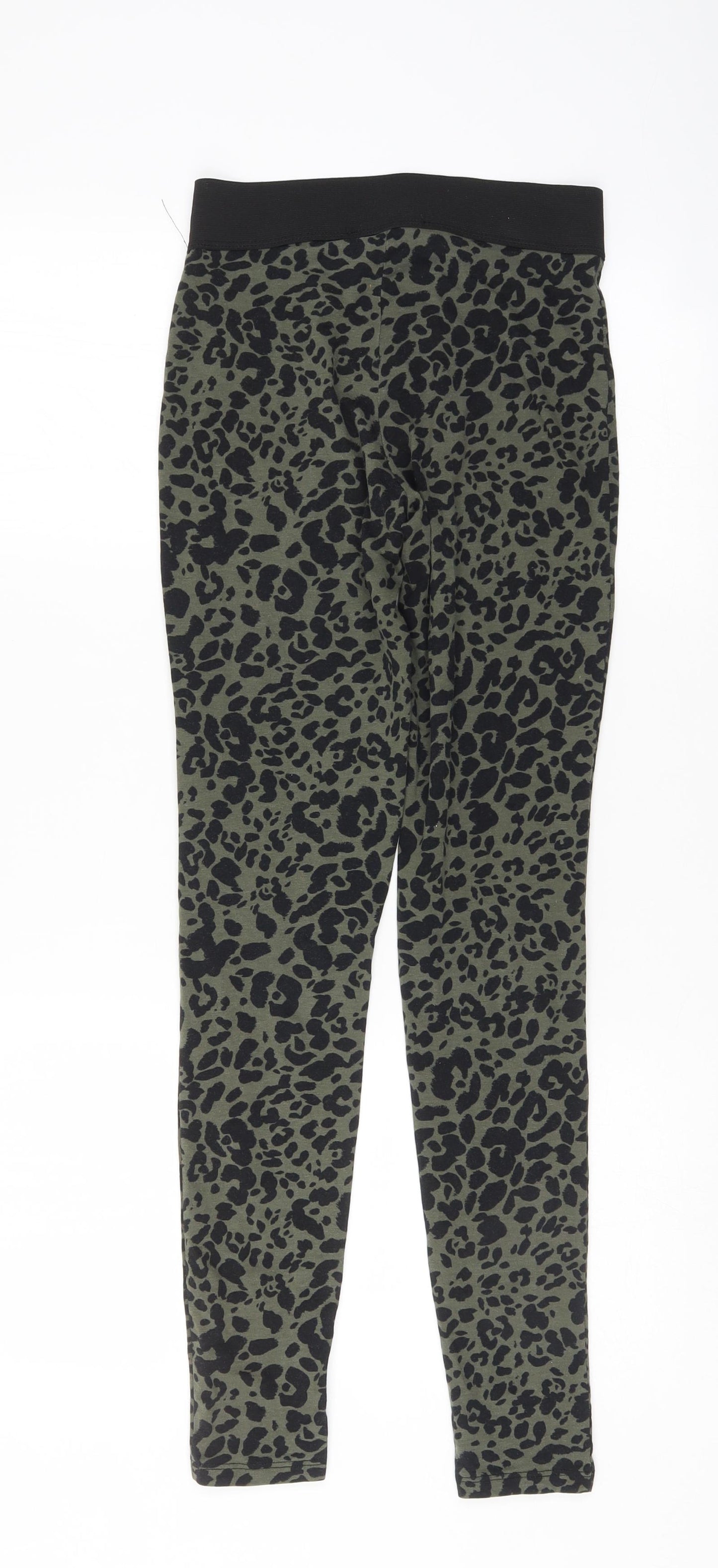 George Womens Multicoloured Animal Print  Jegging Leggings Size 10 L29 in