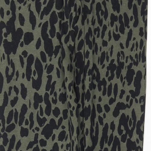 George Womens Multicoloured Animal Print  Jegging Leggings Size 10 L29 in