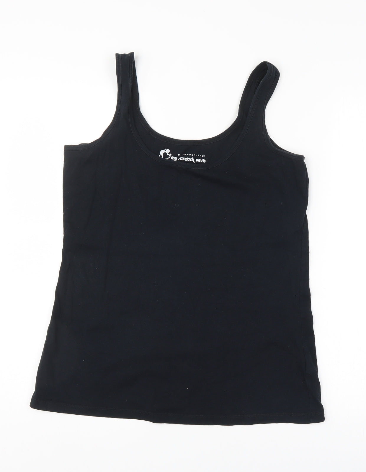 Atmosphere Womens Black   Basic Tank Size 14