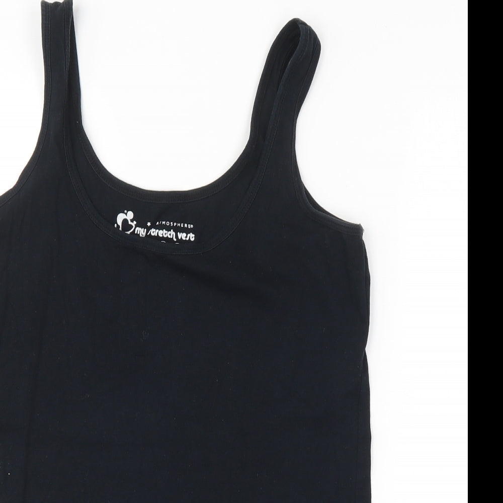 Atmosphere Womens Black   Basic Tank Size 14
