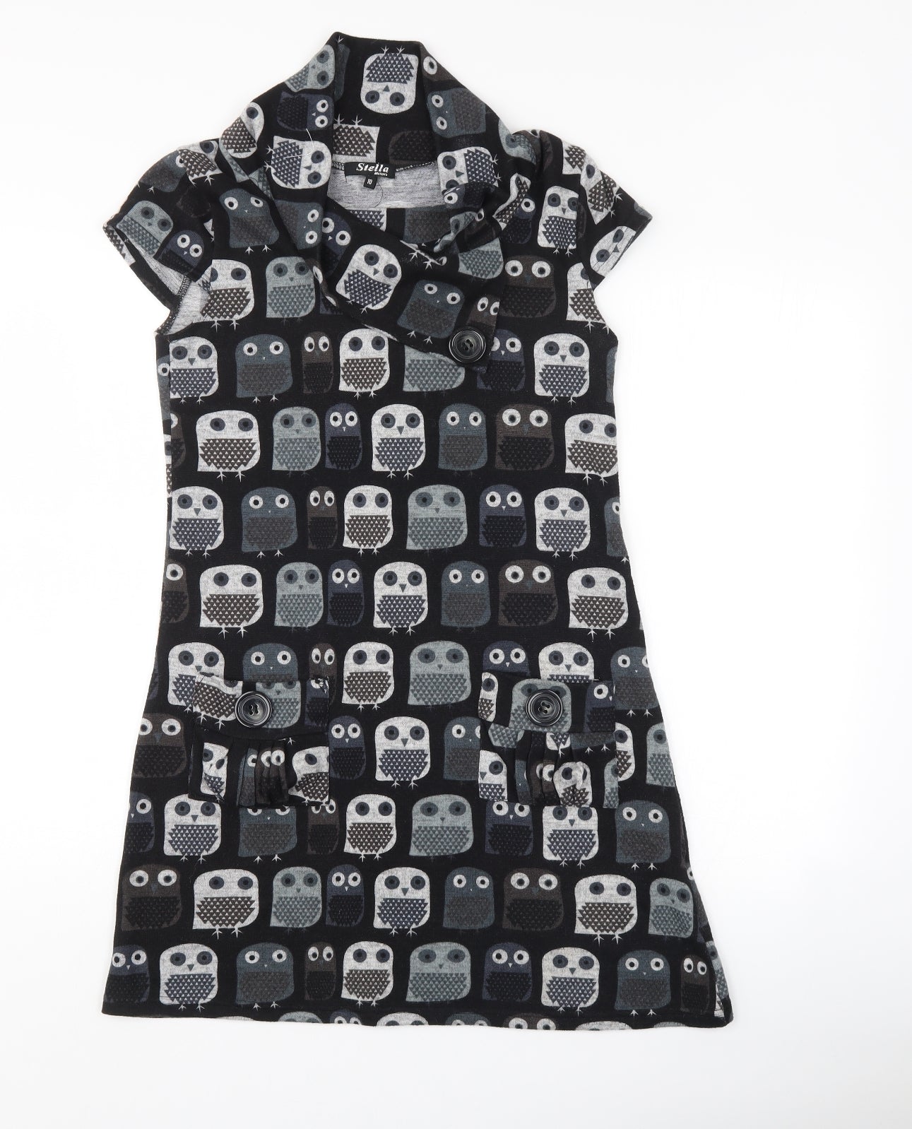 Stella Womens Black   Jumper Dress  Size 10