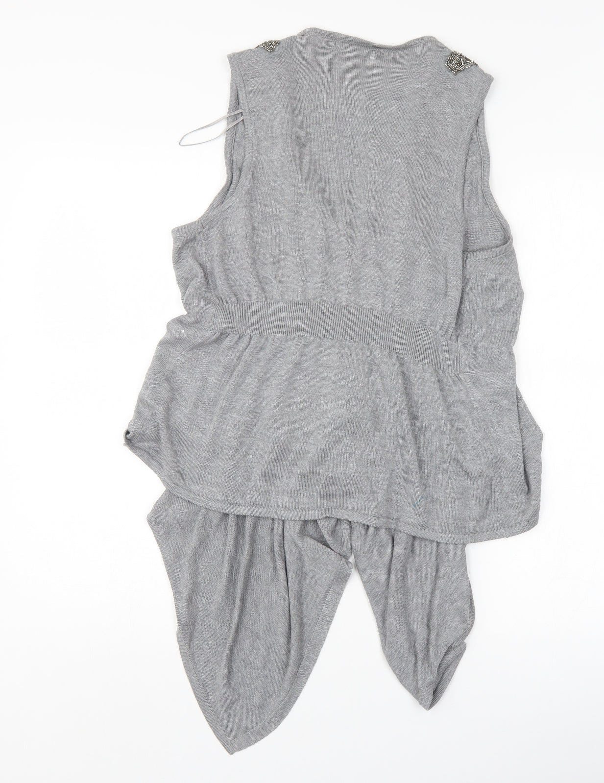 Marks and Spencer Womens Grey   Cardigan Jumper Size M