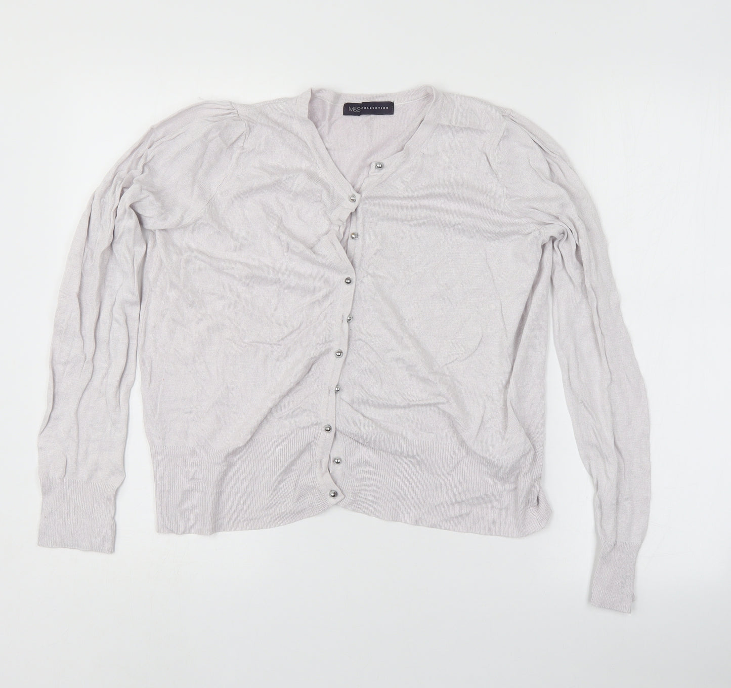 Marks and Spencer Womens Pink   Full Zip Jumper Size 12