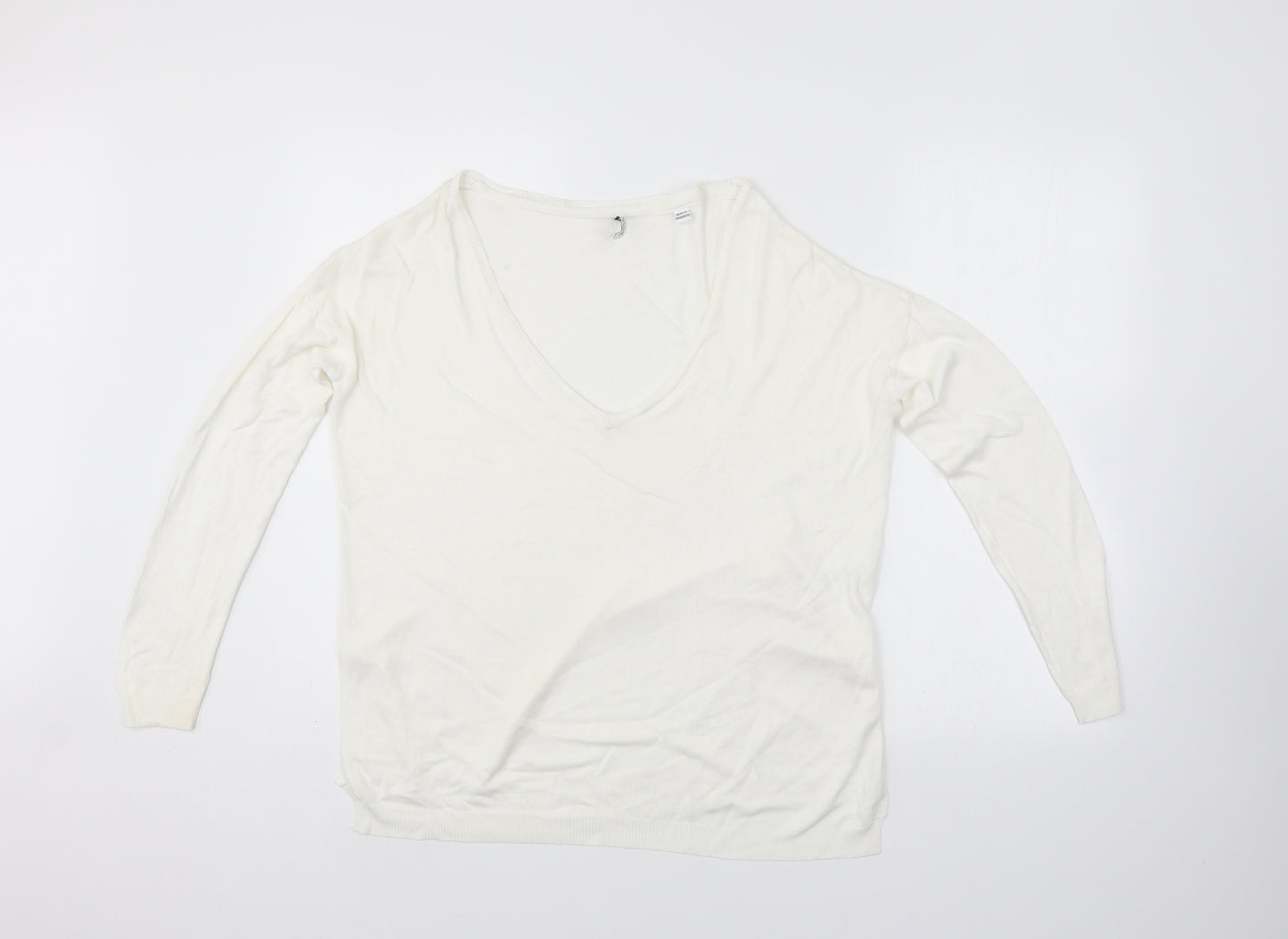 capsule Womens White   Pullover Jumper Size 14