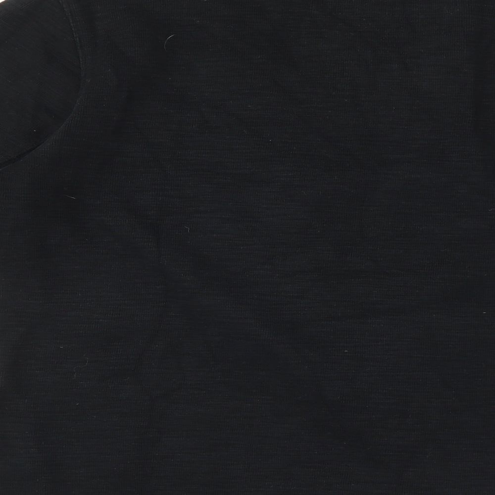 Ben Sherman Mens Black   Henley Jumper Size XL