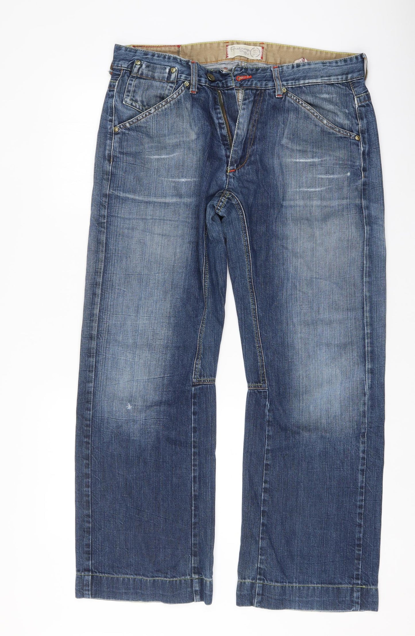 Firetrap Womens Blue  Denim Bootcut Jeans Size 34 L31 in