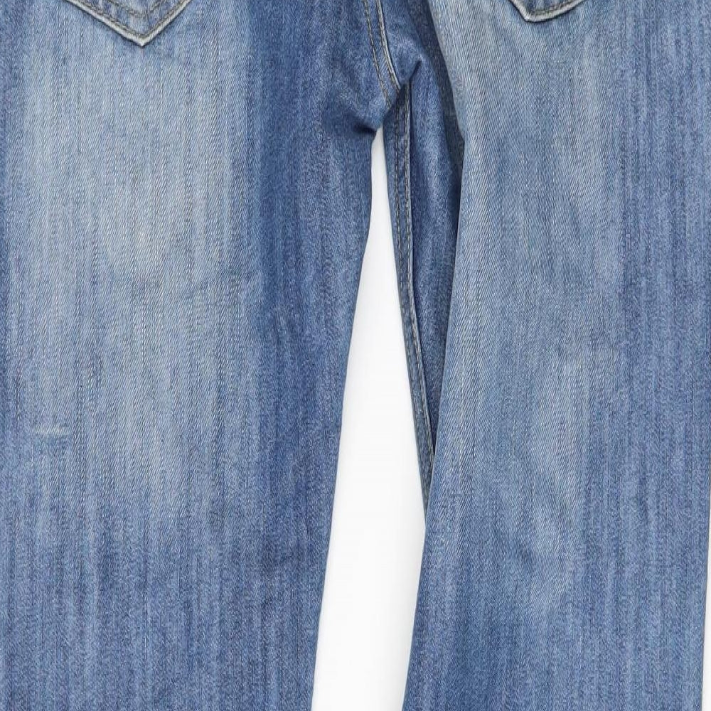 Denim & Co. Womens Black  Denim Bootcut Jeans Size 32 L34 in