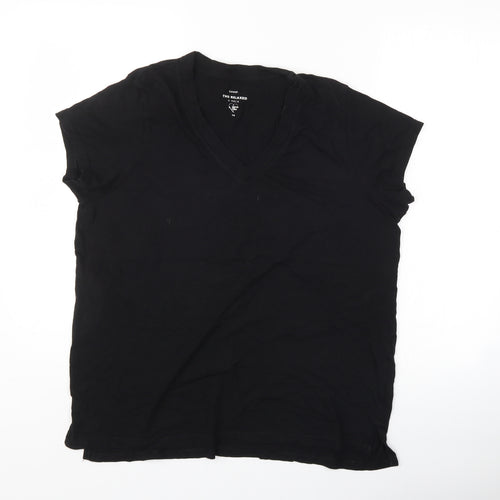 George Womens Black   Basic T-Shirt Size 14