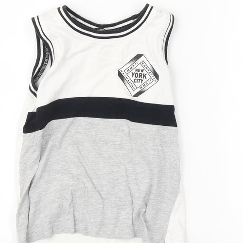 George Boys Multicoloured   Basic Tank Size 4-5 Years