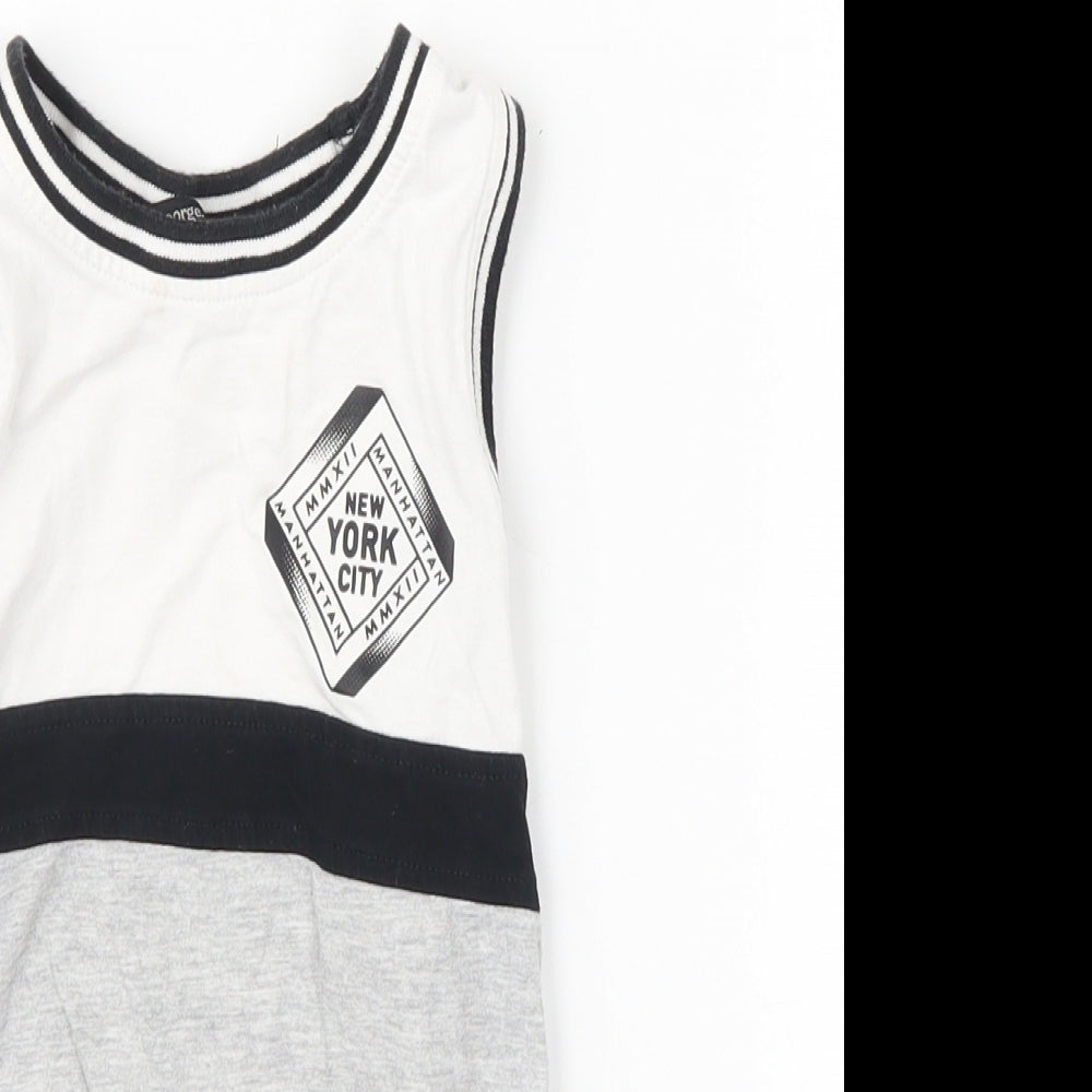 George Boys Multicoloured   Basic Tank Size 4-5 Years