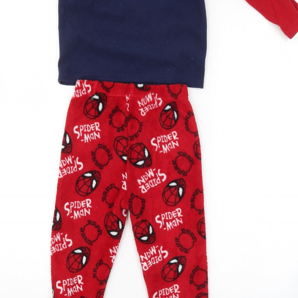 Primark Boys Multicoloured Solid   Pyjama Set Size 5-6 Years  - SpiderMan