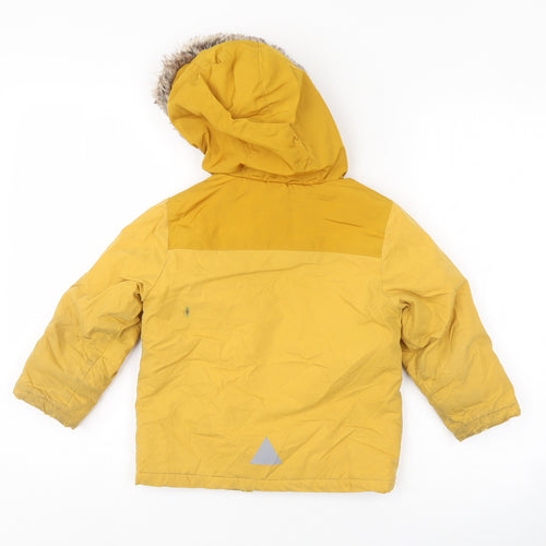 George Boys Yellow   Basic Coat Coat Size 3-4 Years
