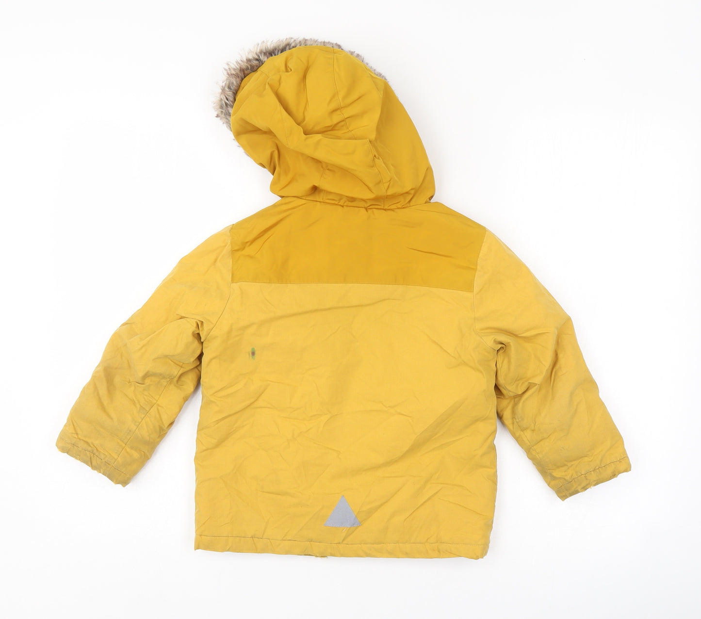 George Boys Yellow   Basic Coat Coat Size 3-4 Years