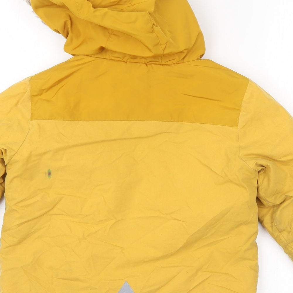George Boys Yellow   Basic Coat Coat Size 3-4 Years