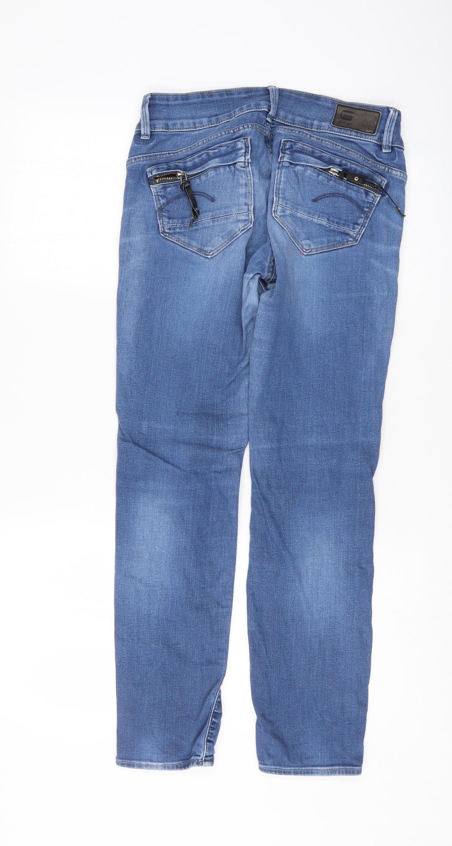 G Star Raw Womens Black  Denim Straight Jeans Size 27 L28 in