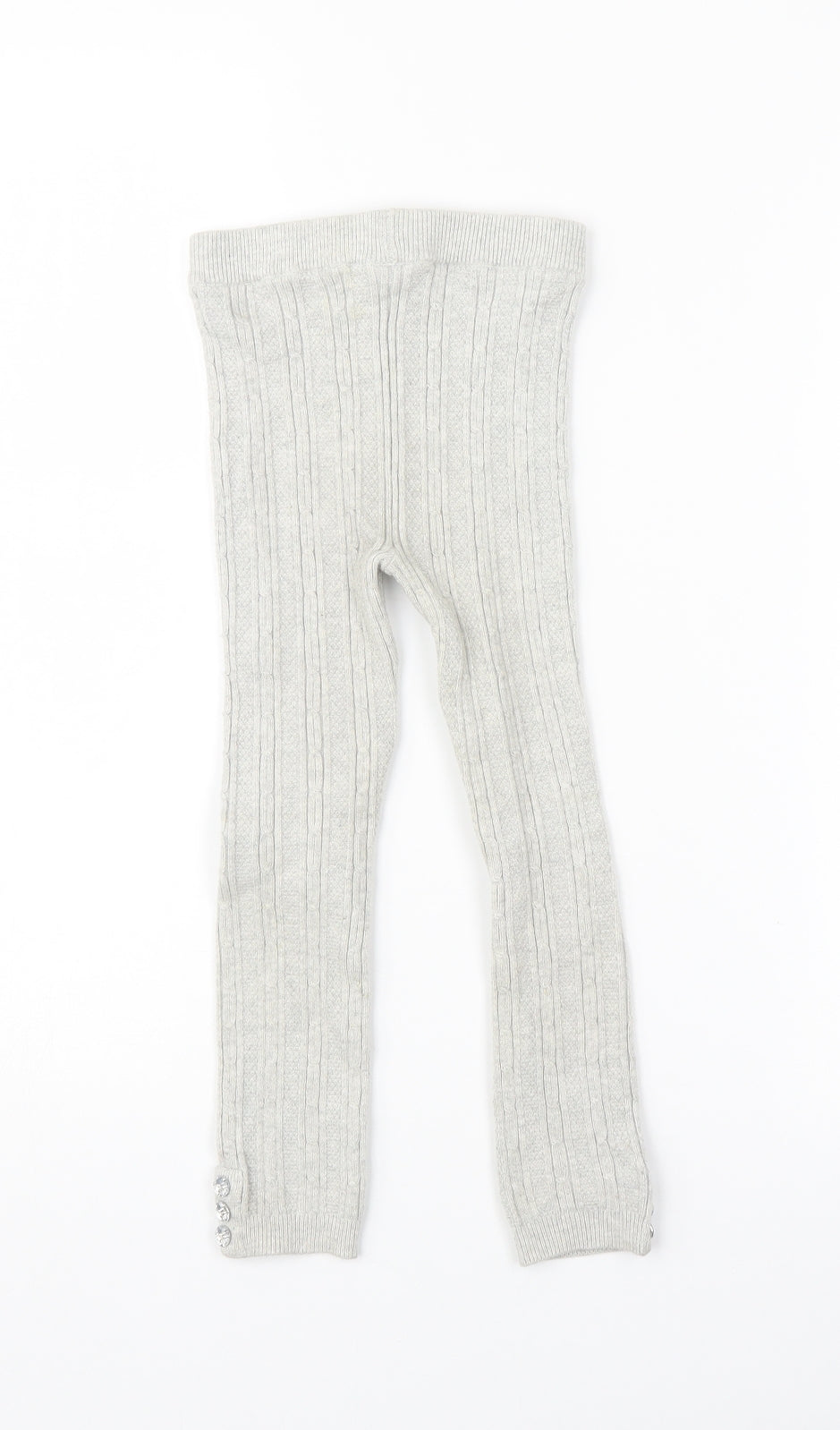 TU Girls Grey   Jegging Trousers Size 4-5 Years