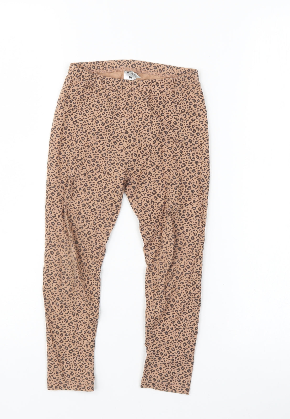 TU Girls Multicoloured Animal Print  Jegging Trousers Size 4-5 Years