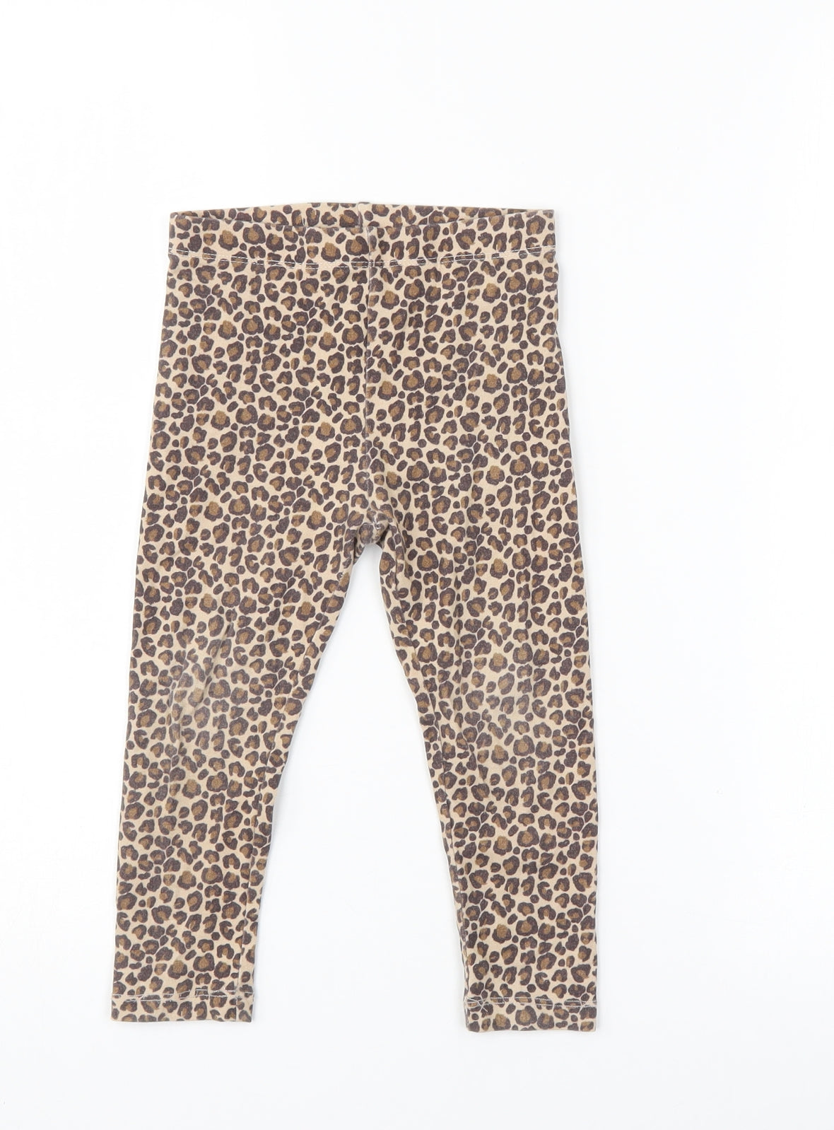 NEXT Girls Multicoloured Animal Print  Jegging Trousers Size 3 Years
