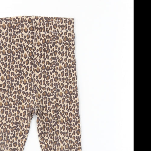 NEXT Girls Multicoloured Animal Print  Jegging Trousers Size 3 Years