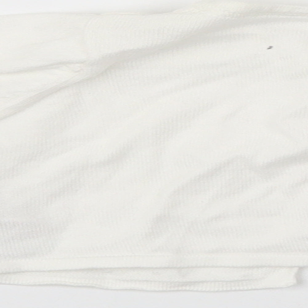 Marks and Spencer Girls White   Cardigan Jumper Size 2-3 Years