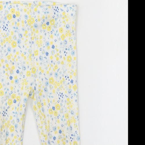 TU Girls Multicoloured Floral  Jogger Leggings Size 18-24 Months