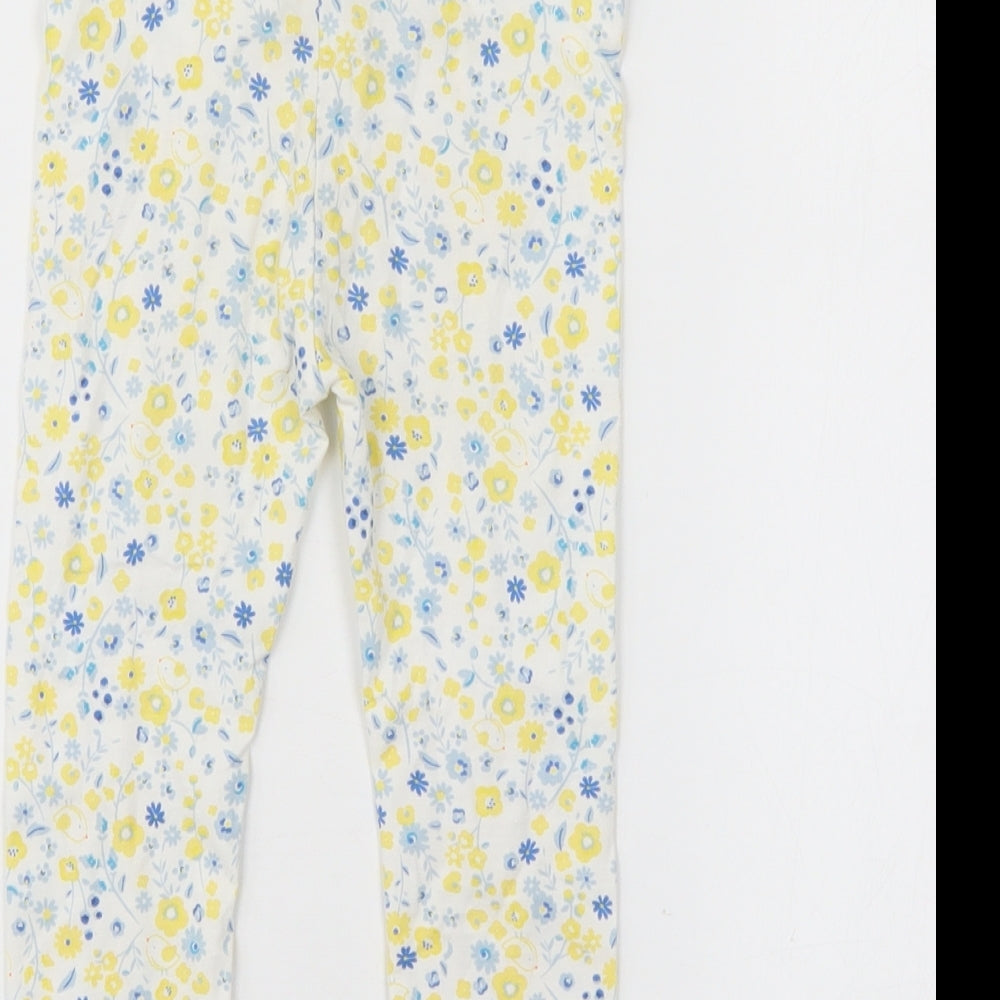 TU Girls Multicoloured Floral  Jogger Leggings Size 18-24 Months