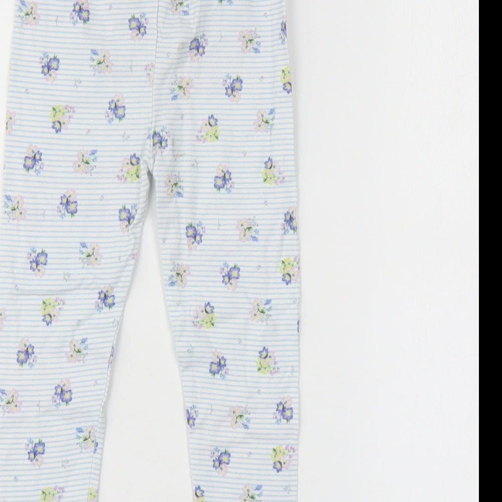 TU Girls Multicoloured Floral  Jegging Trousers Size 2 Years